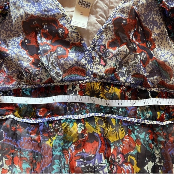 NWT Anthropologie Maeve Annabella Maxi floral Dress sz 10 NEW Orig $178 Boho - Picture 6 of 6